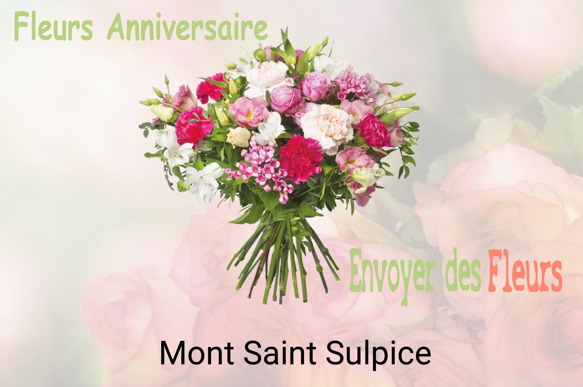 Bouquet de fleurs d’anniversaire livré à Mont-Saint-Sulpice