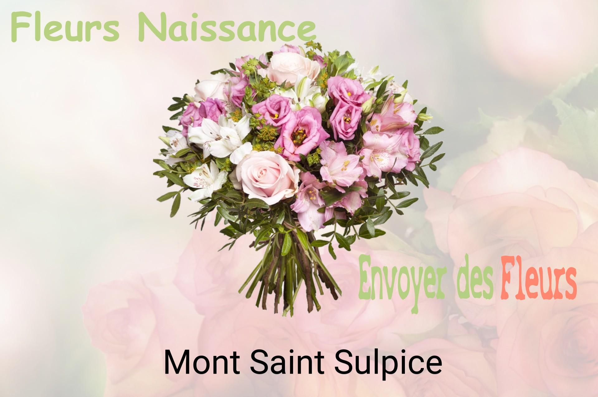 Bouquet de fleurs de naissance livré à Mont-Saint-Sulpice