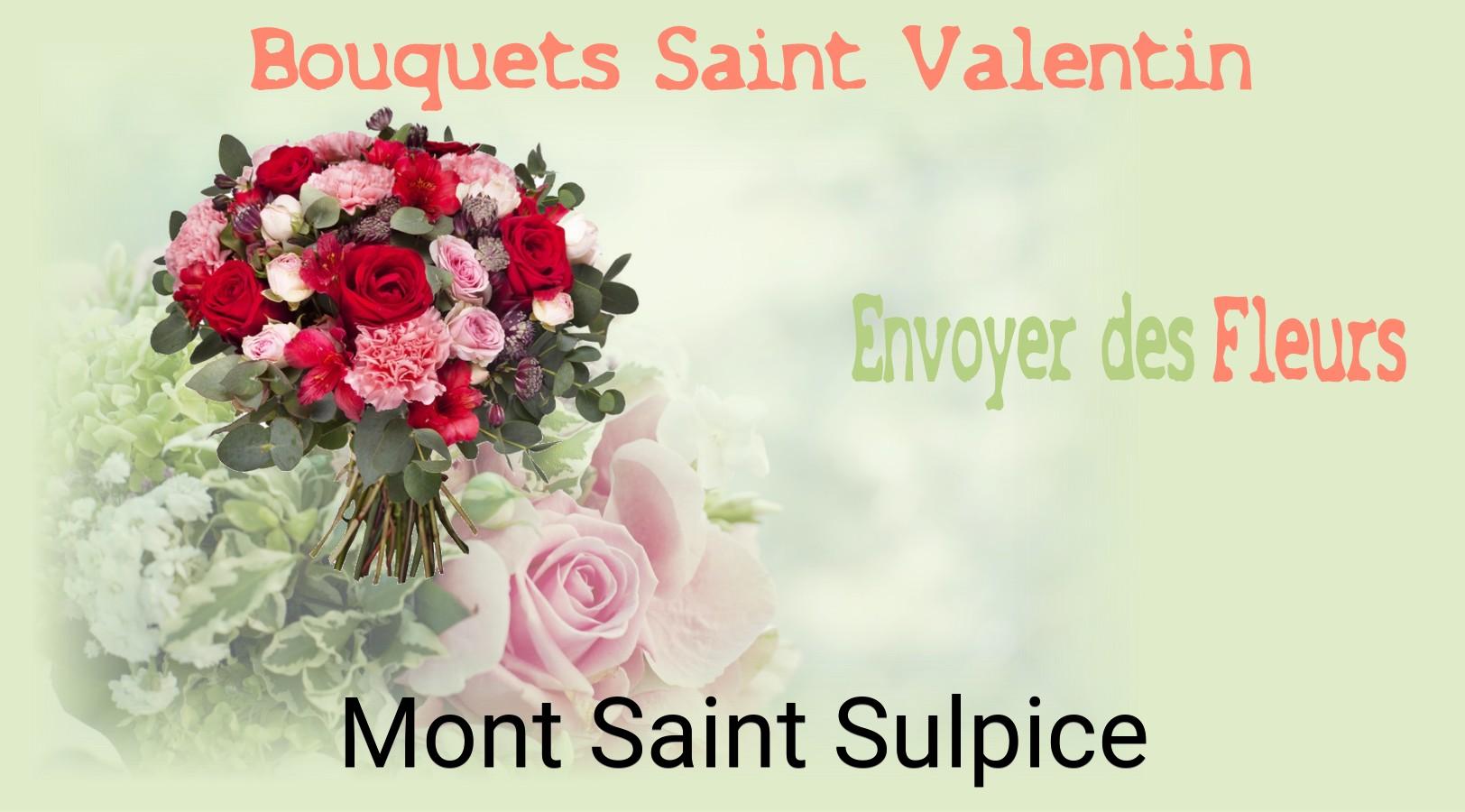 Roses de Saint-Valentin livrées à Mont-Saint-Sulpice